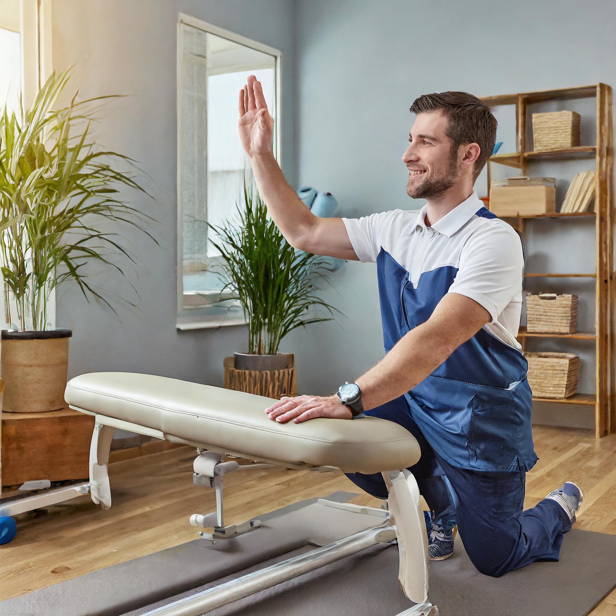 Gruppe von Menschen beim Pilates-Training