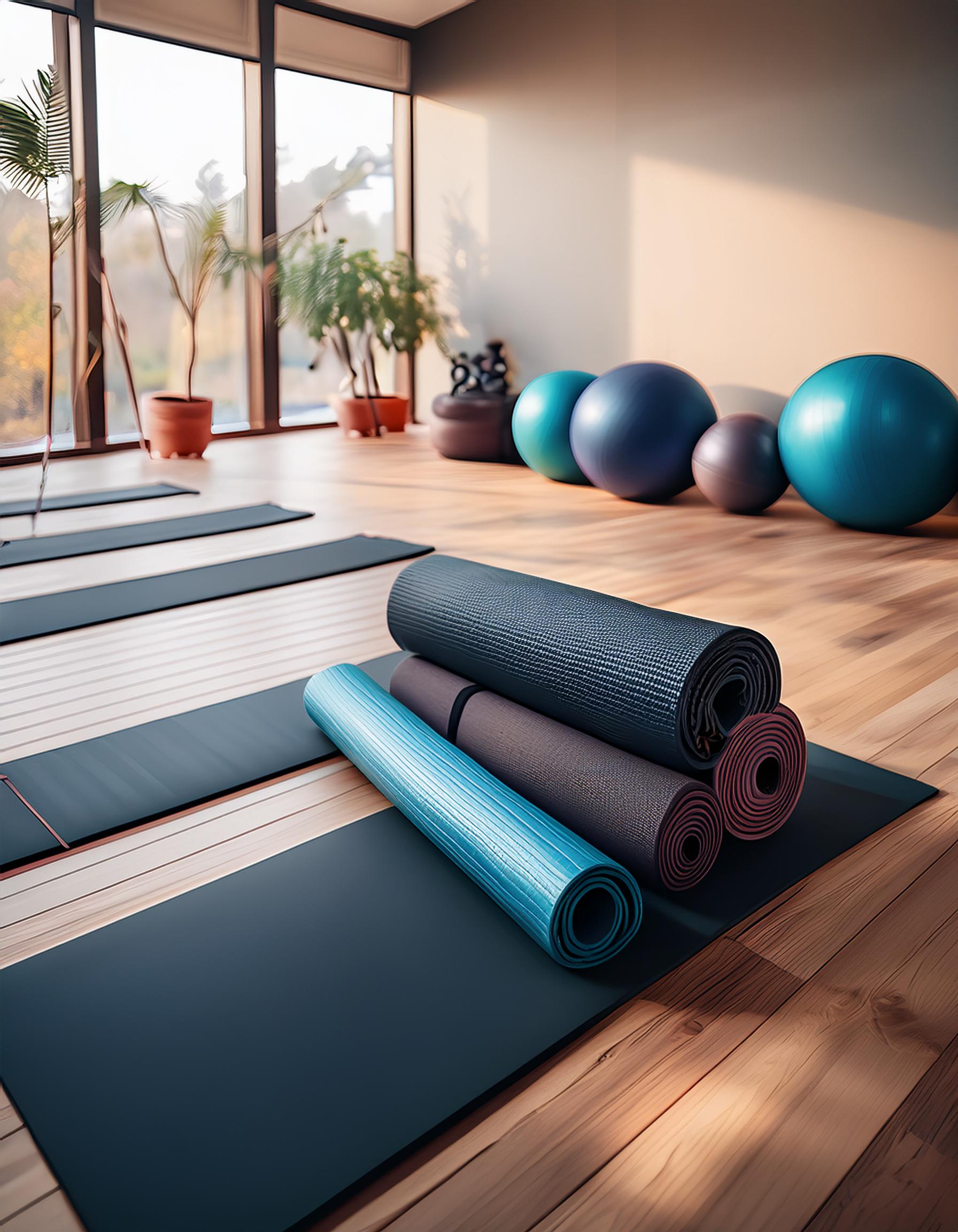 Pilatesstudio mit stilvollem Design