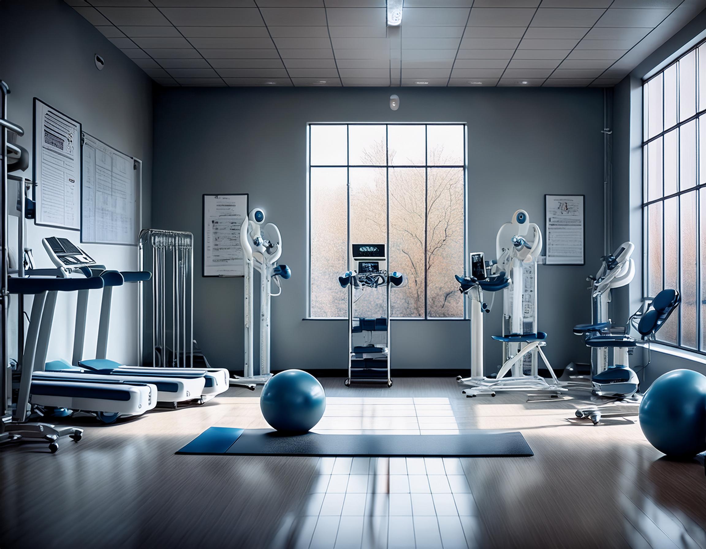 Porträt einer Frau in einem Fitnessstudio, die sportlich und energisch wirkt